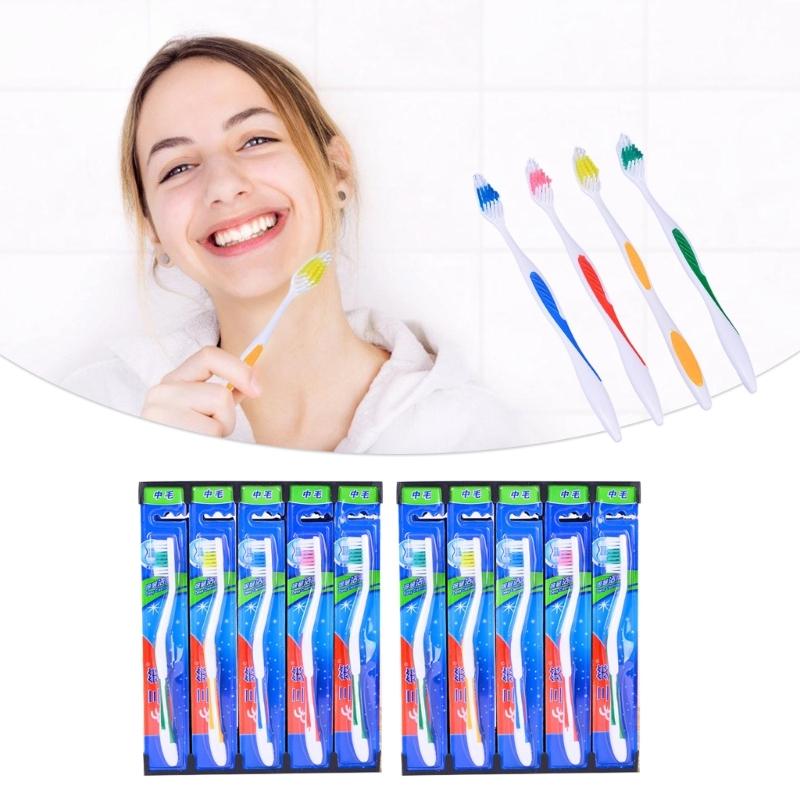 Soft Toothbrushes Medium Bristles Toothbrush for Adults Manual Toothbrush Deep Cleaning Toothbrush Home Travel Office