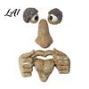 Whimsical Forest Tree Art Glow‑in‑the‑Dark Face Garden Decor Funny Old Man Bark Sculpture Resin Ornament Outdoor Halloween Easter Hugger Yard