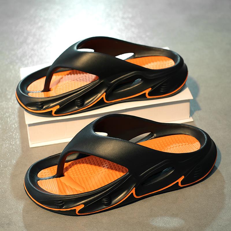 MAEDEF Men Slippers Beach Shoes Men's Sandals Comfortable Slides Fashion Slippers Soft Summer Beach Clogs Shoes Man Flip Flops