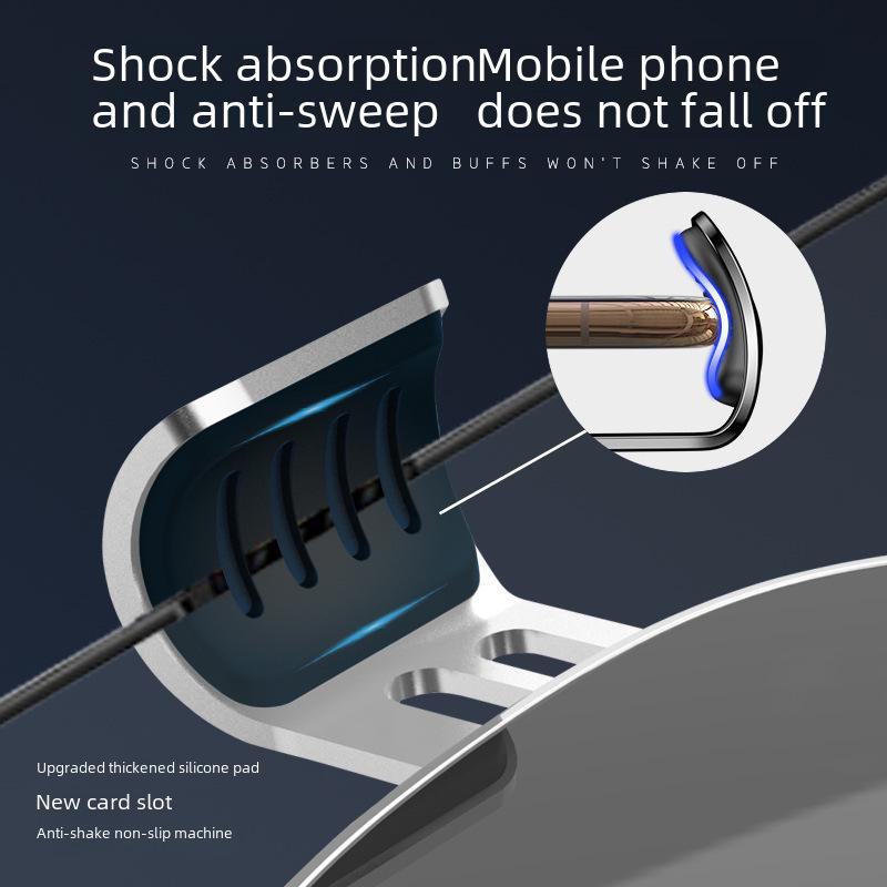 Support de téléphone de voiture avec capteur de gravité en alliage d'aluminium