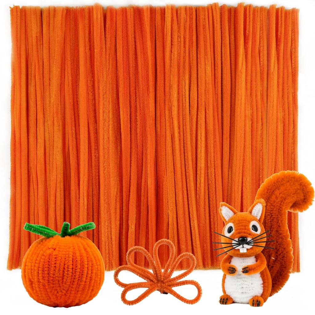 100/200/300 Pieces  Pipe Cleaners Chenille Stem, Pastel Candy Color Pipe Cleaners Set for Pipe Cleaners DIY Arts Crafts