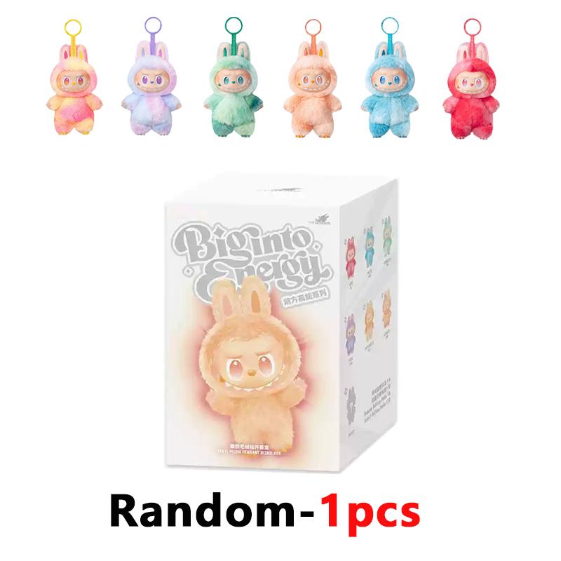 Emalje Monster Labubu V1 V2 V3 Blindboks Bestselgende Anime Karakterserie Energi Serie PVC Anheng Dukke Modell Leke Søt Nøkkelring Leke Bursdagsgave
