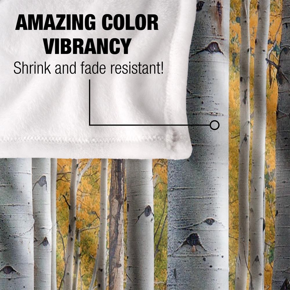 JQ Licensing James Piazza Silky Birch Trees Supersoft Blanket