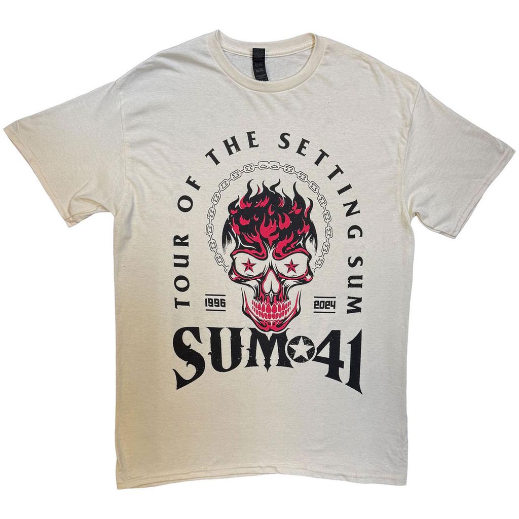 Sum 41 Unisex Adult Tour ´24 Pt. 2 Skull T-Shirt