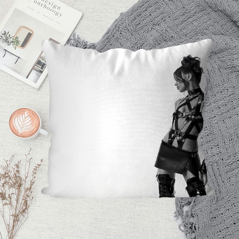 1PC Singer Martina Stoessel TINI Pillow Case Sofa Decorative Home Double-sided Printing Short Plush Cute Cushion Cover