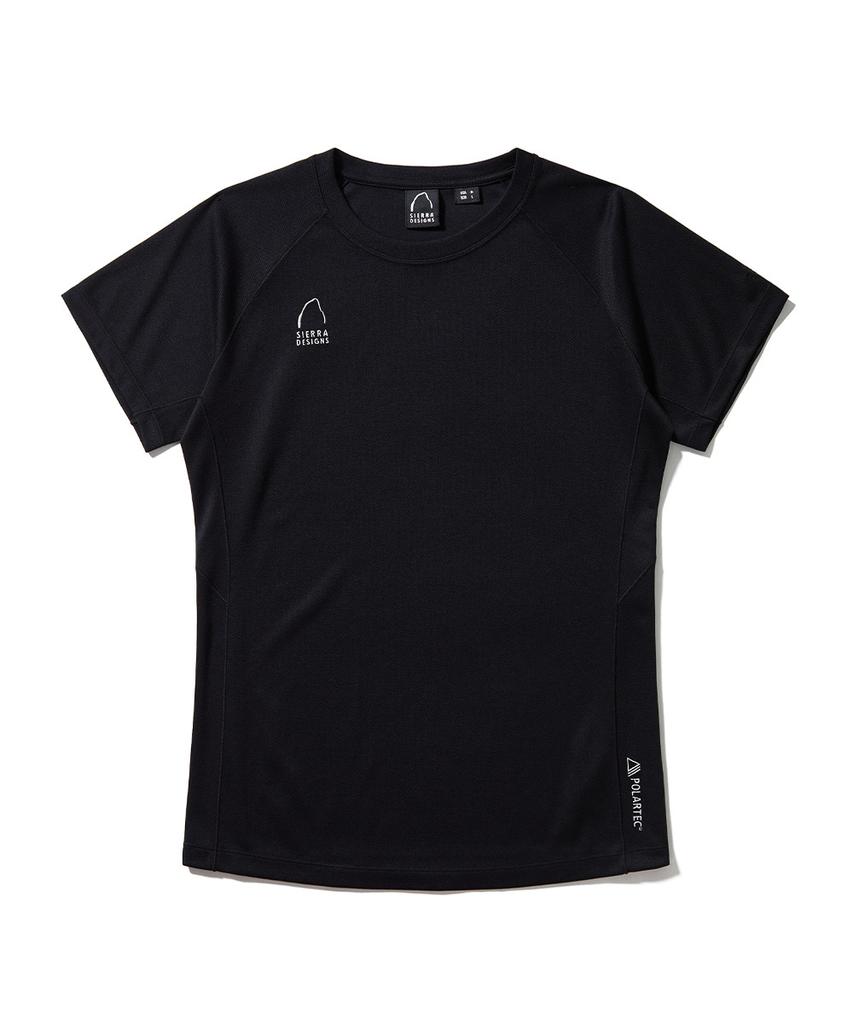 SIERRA DESIGNS W) Polartec Powerdry Mendonhall Short Sleeve T-Shirt Black