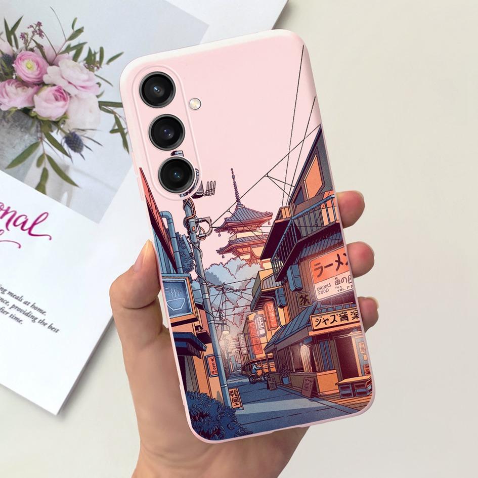 For Samsung Galaxy A25 2023 Case SM-A256B Cover Popular Flower Cartoon Soft Silicone Funda For Samsung A35 A25 5G A 25 Protector