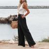 Women’s High Waist Wide Leg Pants Loose Fit Trousers with Pockets Relaxed Fit Straight Leg Design for Daily Wear