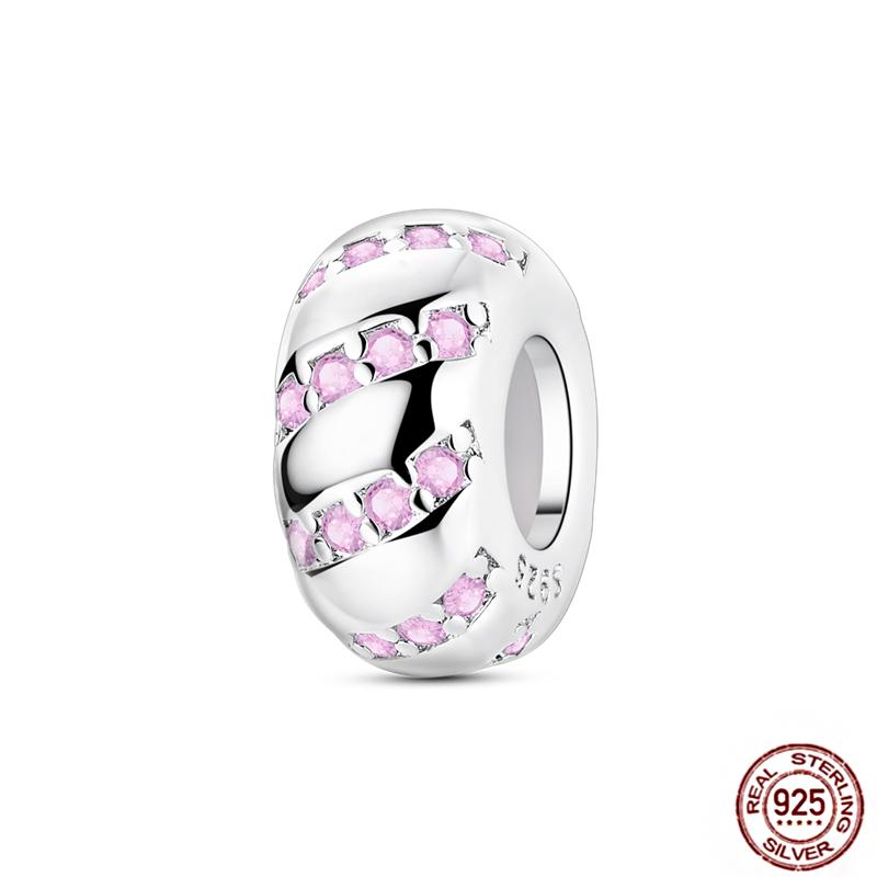 Copper Loveheart Charms Beads Cute Cat Panda Poker Phone Charm Pendant Fit Original Bracelet Diy Jewelry Women Gift