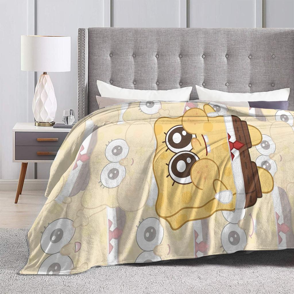 Cute SpongeBob SquarePants Cartoon Blanket Flannel Awesome Warm Throw Blankets for Home Restaurant All Season