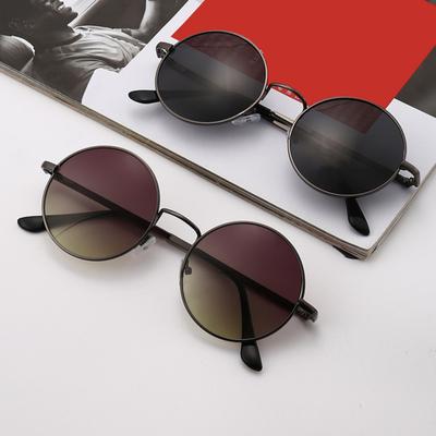 Retro Small Round Sunglasses for Men Women Polarized Circle Sun Glasses UV385 Protection Shades for Beach Vacation