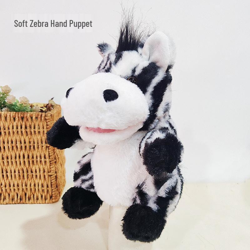 Cartoon Animal Hand Puppet Plush Doll for Kids' Interactive Play