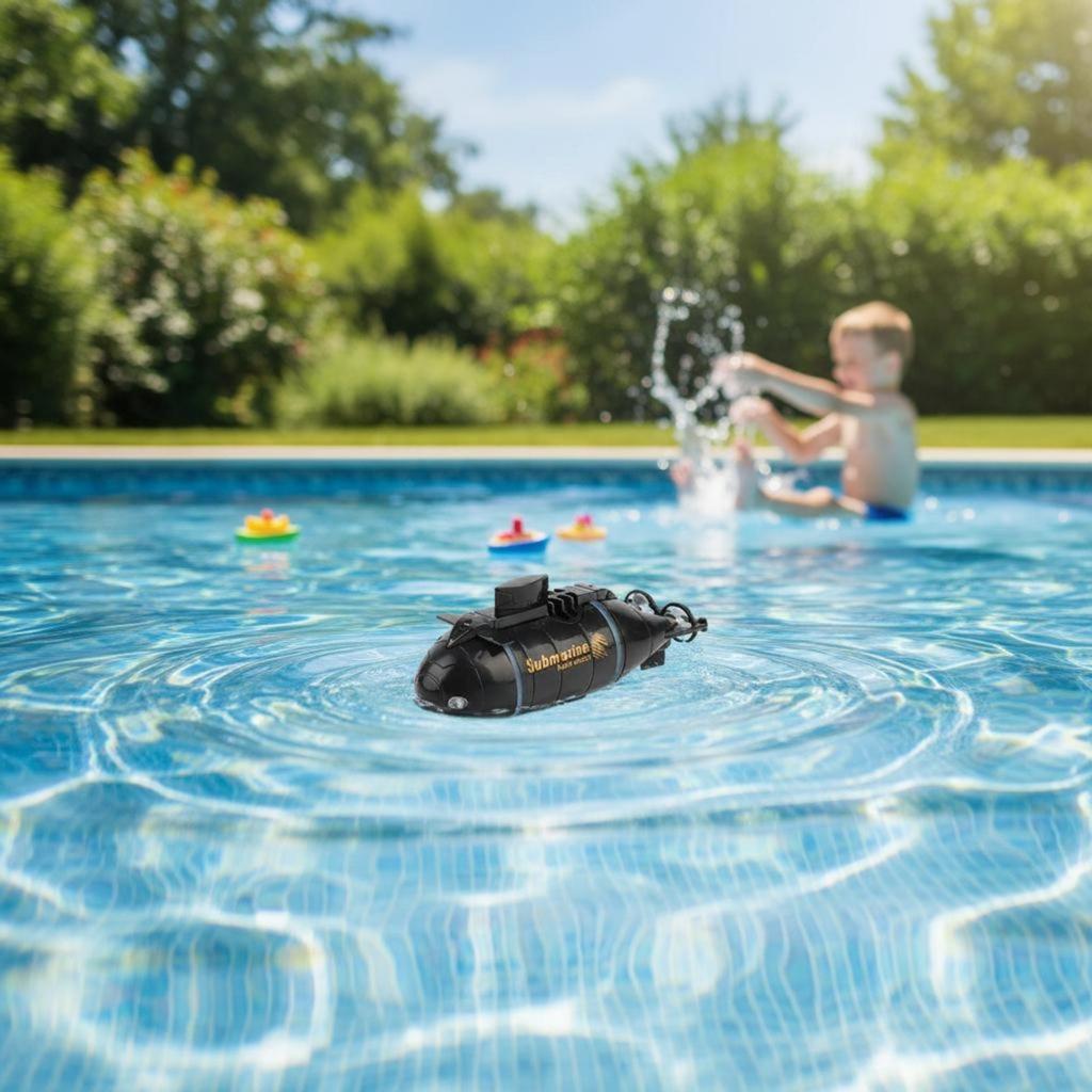 Control Underwater Vehicle Toy 6 Channels Dive and Floats for Kids, Pool,