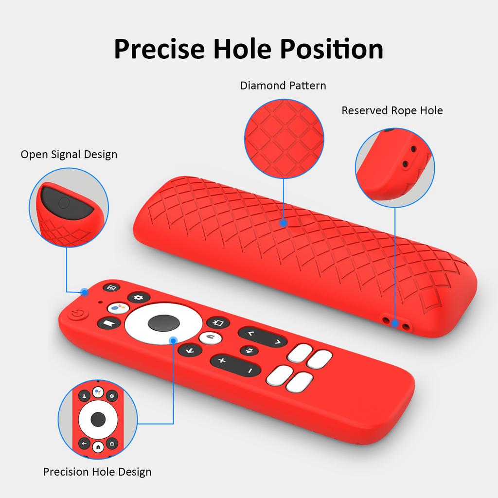 Durable Silicone Protective Case for MECOOL KD3 Android Stick Remote Control Anti-Slipping Case Durable Protector Bag