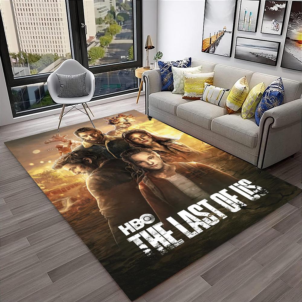 Pedro The Last of Us Horror TV Spiel Teppich Teppich für Zuhause Wohnzimmer Schlafzimmer Sofa Fußmatte Dekor, Kinderteppich Rutschfeste Bodenmatte