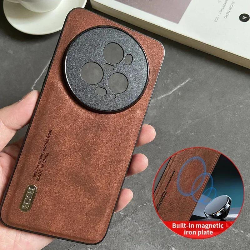 Magnetic for Honor 200 100 Magic 7 6 5 Lite Pro Ultimate SE GT X50i Case Leather Matte Soft Full Camera Protect Cover Shell Capa