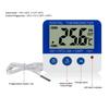 Digital RefrigeratorFreezer Thermometer with Magnet and Stand, Digital LED Alarm IndicatorMemory, for Home Kitchen, Bar, Cafe, Restaurant.