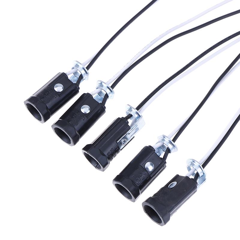 5-Piece Candle Holder E12 Lamp Holder Lamp Holder Keyless With 20Cm Conductor