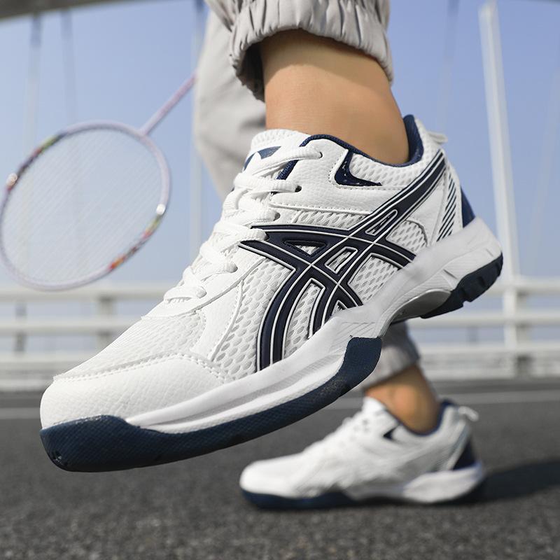 Youth Mesh Breathable Shock Absorption Wear-resistant Professional Badminton Shoes Men and Women Versatile Ultra-light Non-slip Couple Sports Shoes