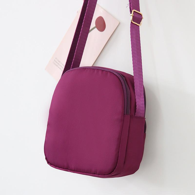 Oxford Fabric Small Shoulder Bag For Women With Zipper Closure For Daily Use