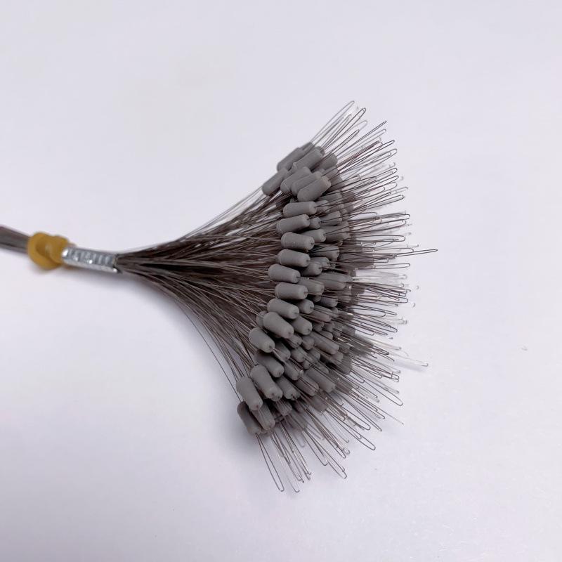 100-Piece Gray Anti-Tangle Beans