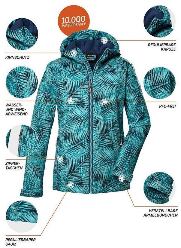 Jacket Killtec Children's Functional Jacket KOS 346 Aquaverde