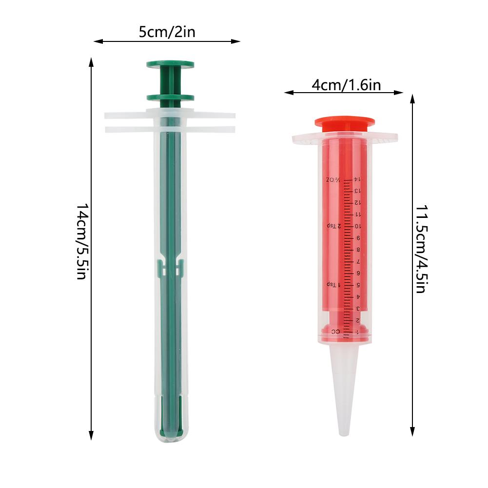 Pet Cat Dog Push Type Feeding Medicines Applicator Feeder Needle Dry Wet Dual Usefeed
