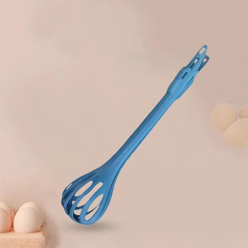 Manual Egg Beater And Whisk - Egg Mixer, Hard Boiled Egg Turner, Food Tongs, And Cream Whipper For Baking And Cooking