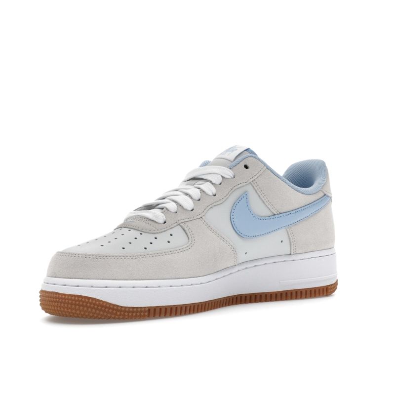 Nike Air Force 1 07 LV8 Photon Dust Psychic Blue Men Sneakers Grey White Gum-Light-Brown IB6388-002