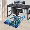 1PC Peacock Flowers Extra Large Non Slip Floor carpet, Office, family, Studio   Large Area Rug Indoor Rugs, Bold Statement Piece