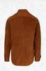 Genuine Soft Suede Handmade Original Leather Brown Shirt Men Handmade Stylish Casual Party New