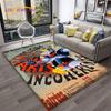 3D Cartoon UFO Robot Grendizer Anime Carpet Rug for Home Living Room Bedroom Sofa Doormat Decor,kids Area Rug Non-slip Floor Mat