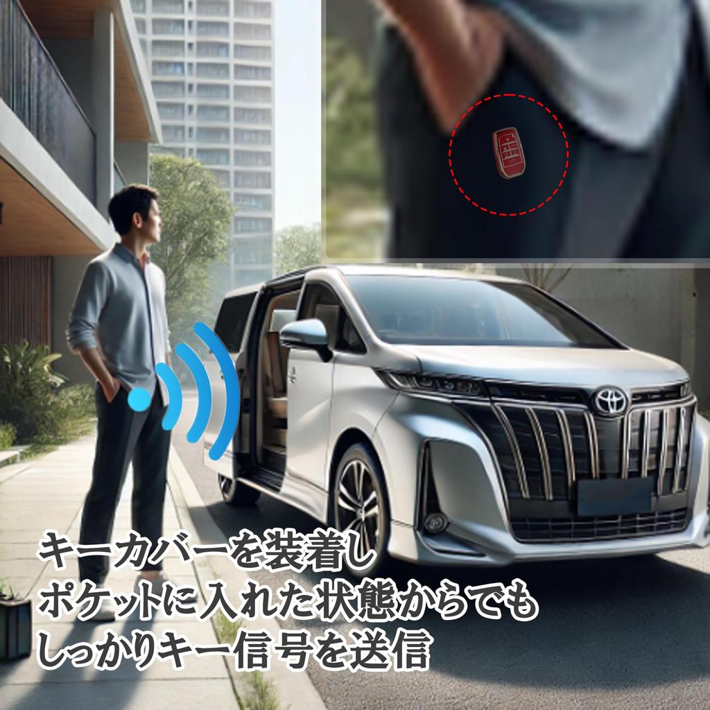 Toyota TPU Key Case, Key Cover, Smart Key Protective Cover, Shockproof, Dustproof, Lightweight, Compatible