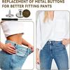 20Pcs Jean Waist Tighteners with Screwdriver Adjustable Waist Tightener No Sewing Jeans Button Waist Tightener for Jeans Skirts