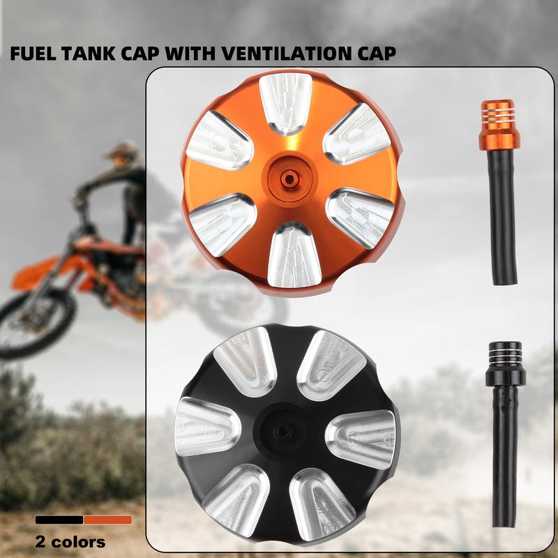 Motorrad CNC Tankdeckel mit Entlüftungsnippel Für KTM SX SXF XC XCF XCW XCFW EXC EXCF 125-450 2011-2023 Motocross Zubehör
