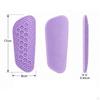 Silicone Shin Guards Flexible Gear Non-Bulky for Footballers