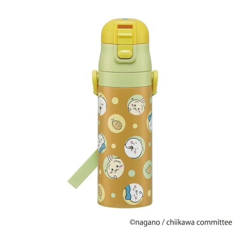 Skater Children's Stainless Steel Water Bottle Direct Drinking 470ml Chikawa Child-friendly Lightweight Type Cold Storage Only Waterbottle Sports Bott