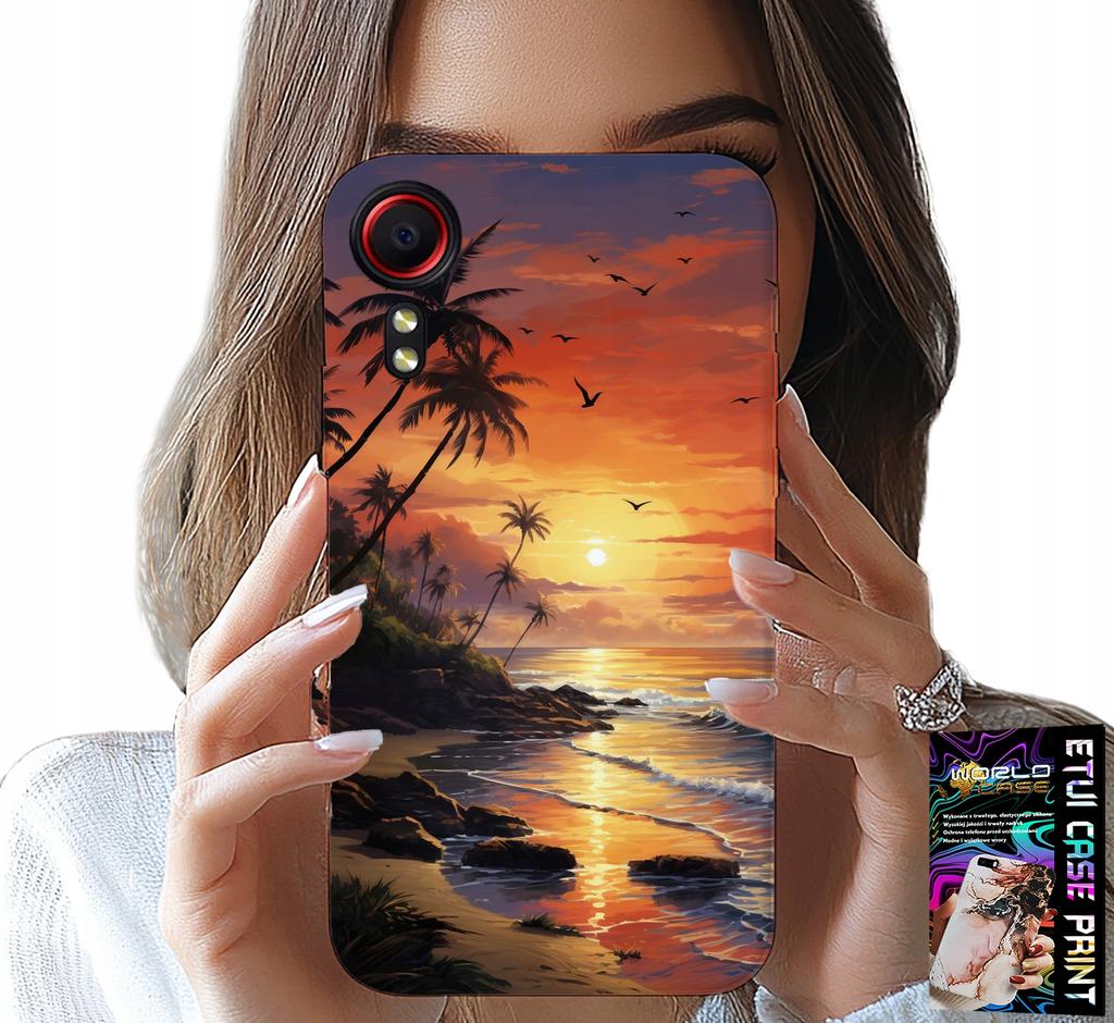 Etui Do Samsung Galaxy Xcover 7 - Plaża, Wakacje, Tropikalna Wyspa Obudowa