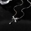Bow Necklace Women'S Light Luxury Niche Design Collarbone Chain Fashion Temperament Versatile Item Jewelry Premium
