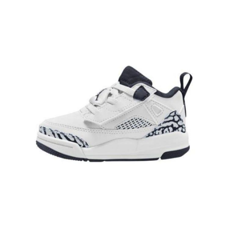 Air Jordan Spizike Low TD Obsidian Baby Sneakers White Pure-Platinum FQ3952-104