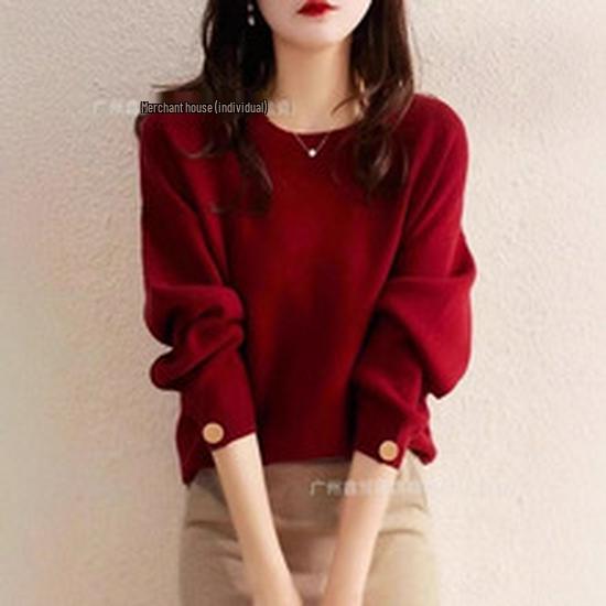 Cross-Border Japanese-Korean High Neck Solid Color Knit Cardigan Sweater - Women's Versatile Autumn/Winter Shawl Outerwear.