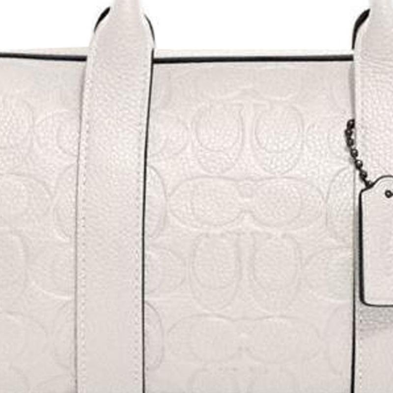 New COACH Gotham Cow Leather Handbag, Shoulder Bag, Crossbody Bag Medium Men's White CH721-CHK