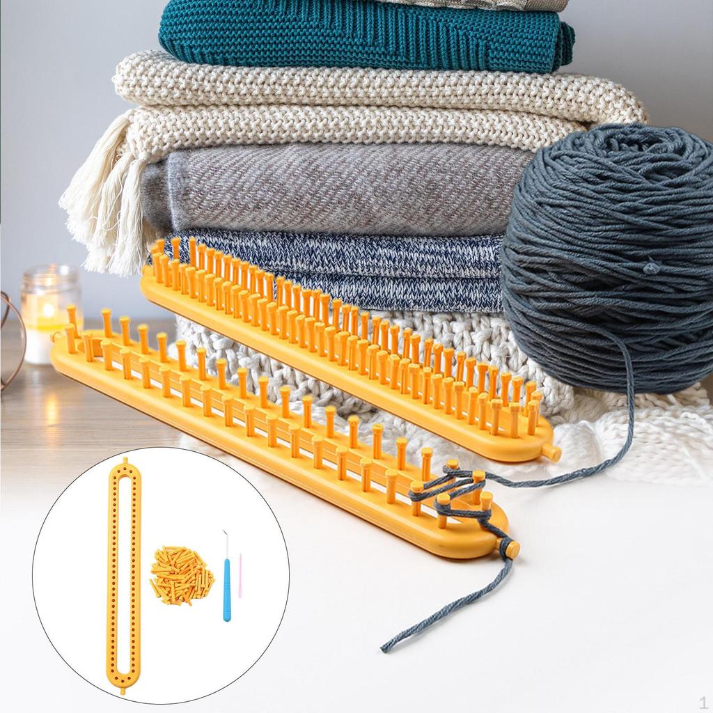 Adjustable Knitting Loom Kit for DIY Projects