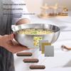 ZISIZ 304 Stainless Steel Japanese Double-Layer Ramen Bowl
