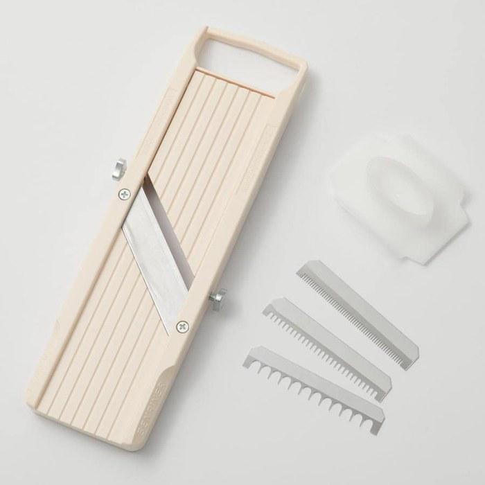 Benriner All-Purpose Vegetable Cutter Classic Ivory with Flat Box FS 31x11x4.1cm