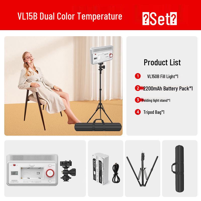Ambitful VL15 Portable Photography Fill Light for Mobile Phones