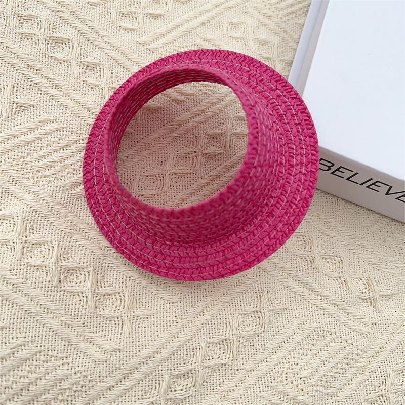 

Только шляпа для Labubu Пустая соломенная шляпа Пасторальный стиль Аксессуары для куклы Шляпа розы красного