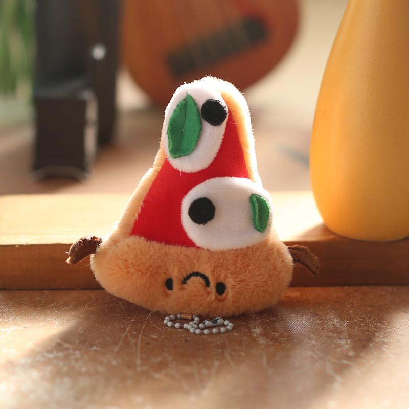 

Плюшевая игрушка Jellycat Пицца Мягкий брелок Декор для рюкзака С плюшевым коротким