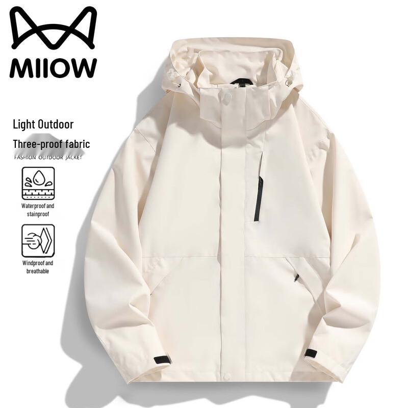 Miiow Men's Casual Waterproof Outdoor Jacket