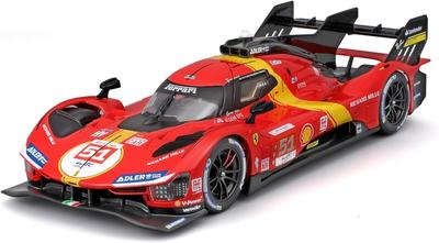 Bburago - 118 Scale Model Ferrari 499P 2023 Model #51 (Winner) Compatible with Antonio Fuoco Race Car Model